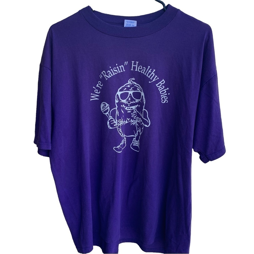 Vintage Tee Shirt California Raisin 1993 Walk America Size XL
